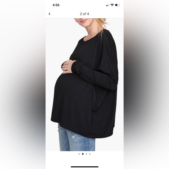 EUC Hatch The Long Sleeve Maternity T Shirt. 0 - Picture 2 of 4